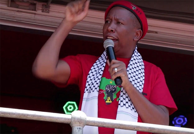 South Africa's Julius Malema has accused some African states of betraying the Palestinian liberation struggle.