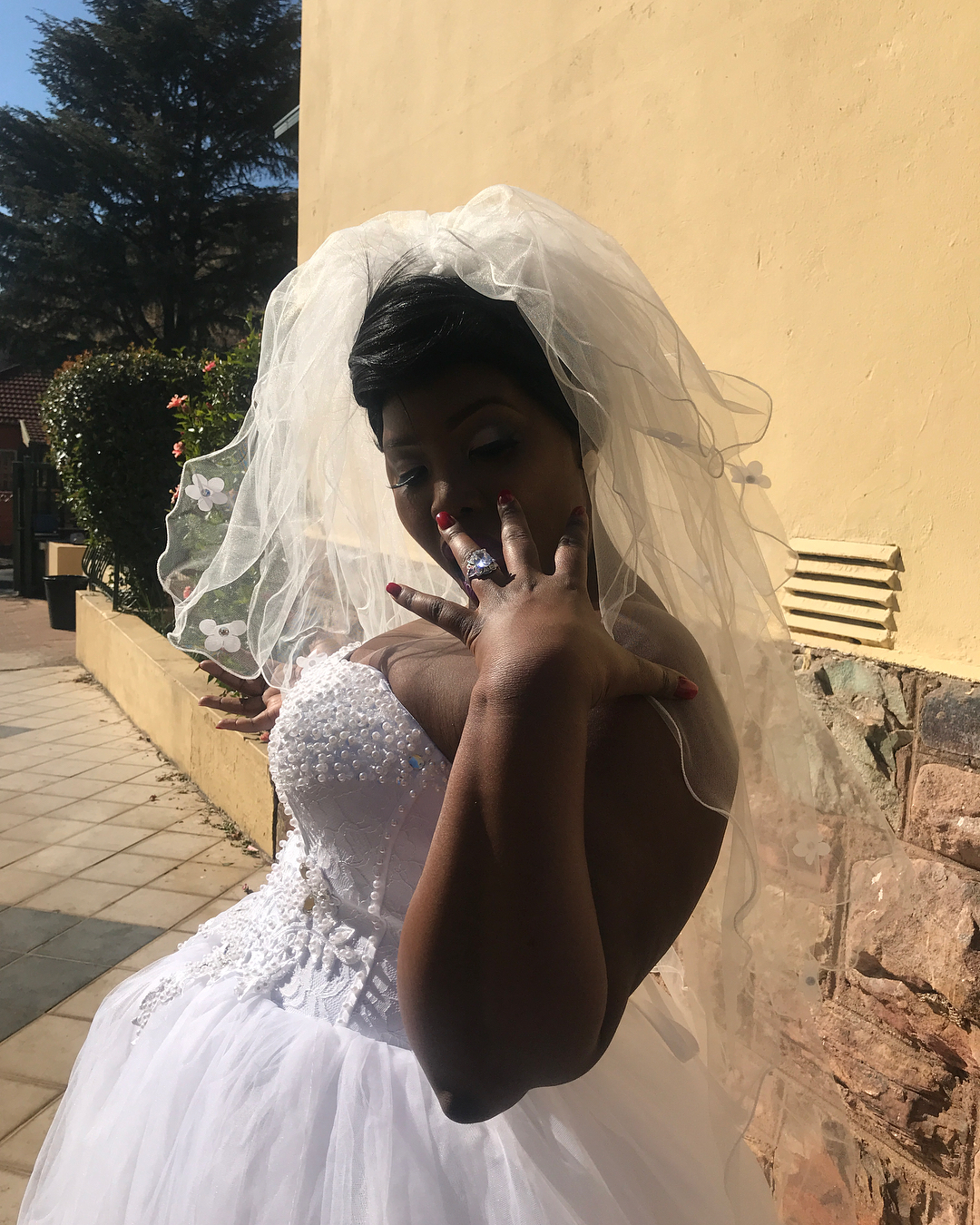 Celeste Ntuli Wedding Pics