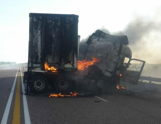 N1 accident Truck
