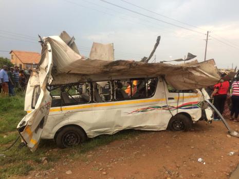 minibus taxi crash