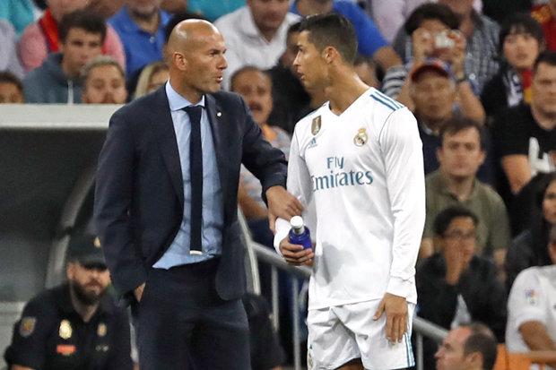 Zidane and Ronaldo
