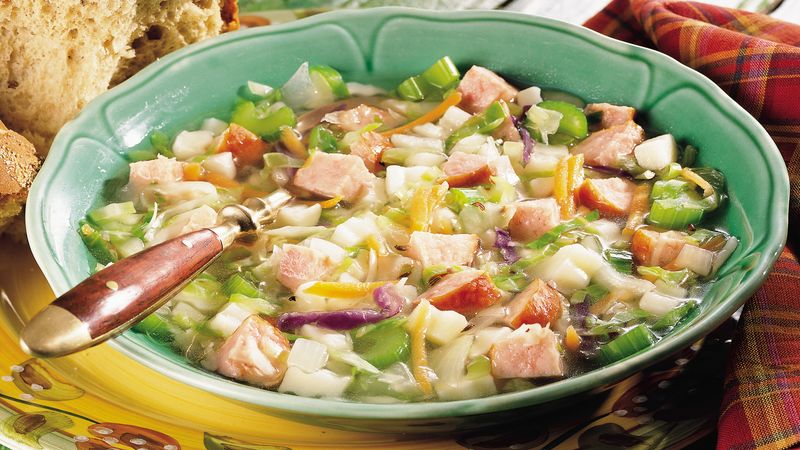 Sausage and cabbage soup