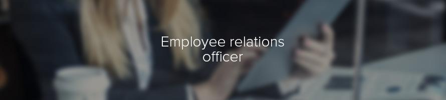 Employee Relations Officer