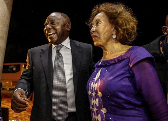 President Cyril Ramaphosa and the First Lady