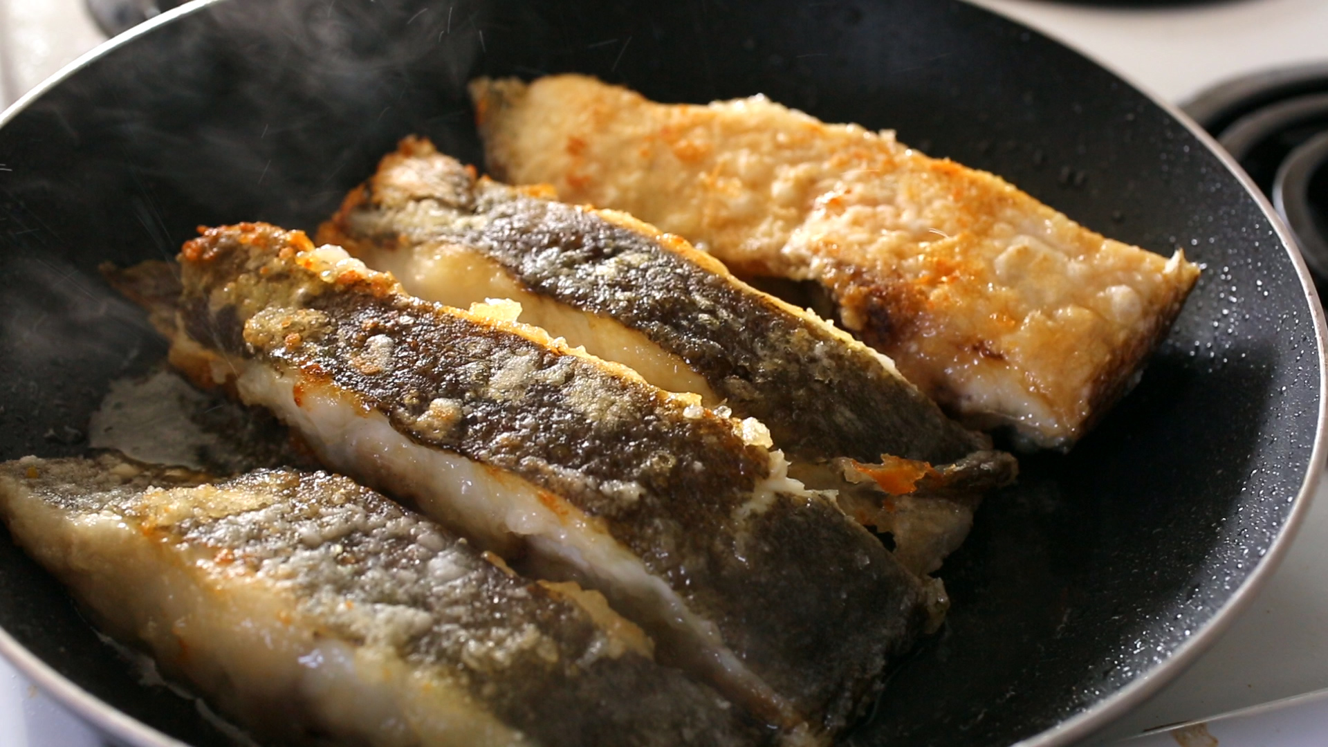 Fried flat fish