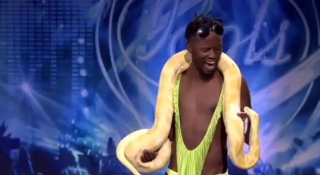 Ntando and his yellow snake