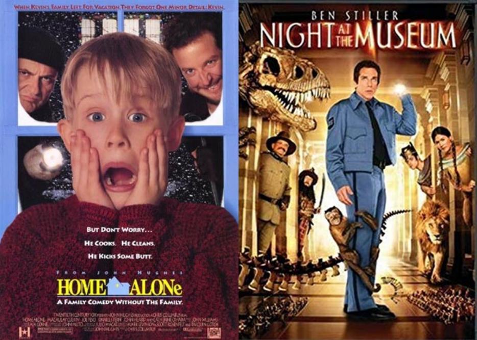 Home Alone and Night at the Museum