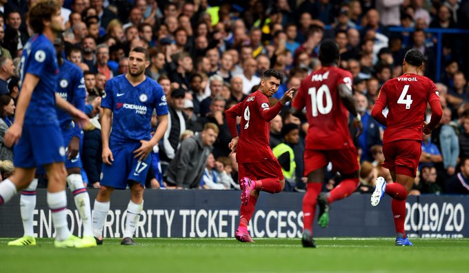 HT: Chelsea 0 - 2 Liverpool