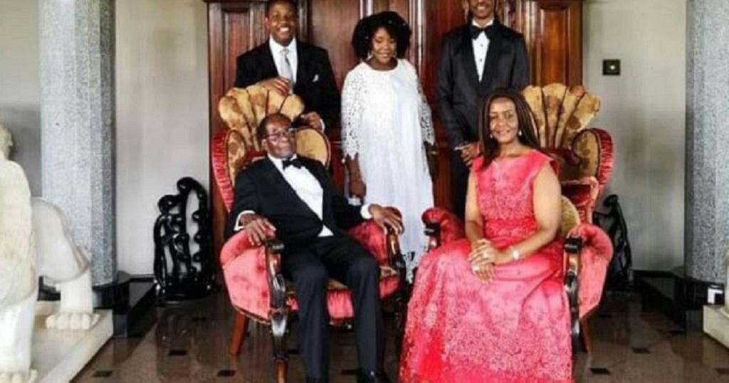 Robert Mugabe and family