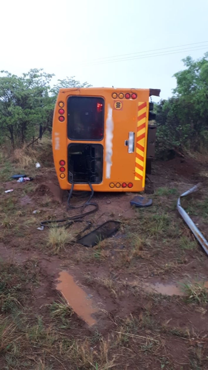 Two dead multiple injured in bus crash