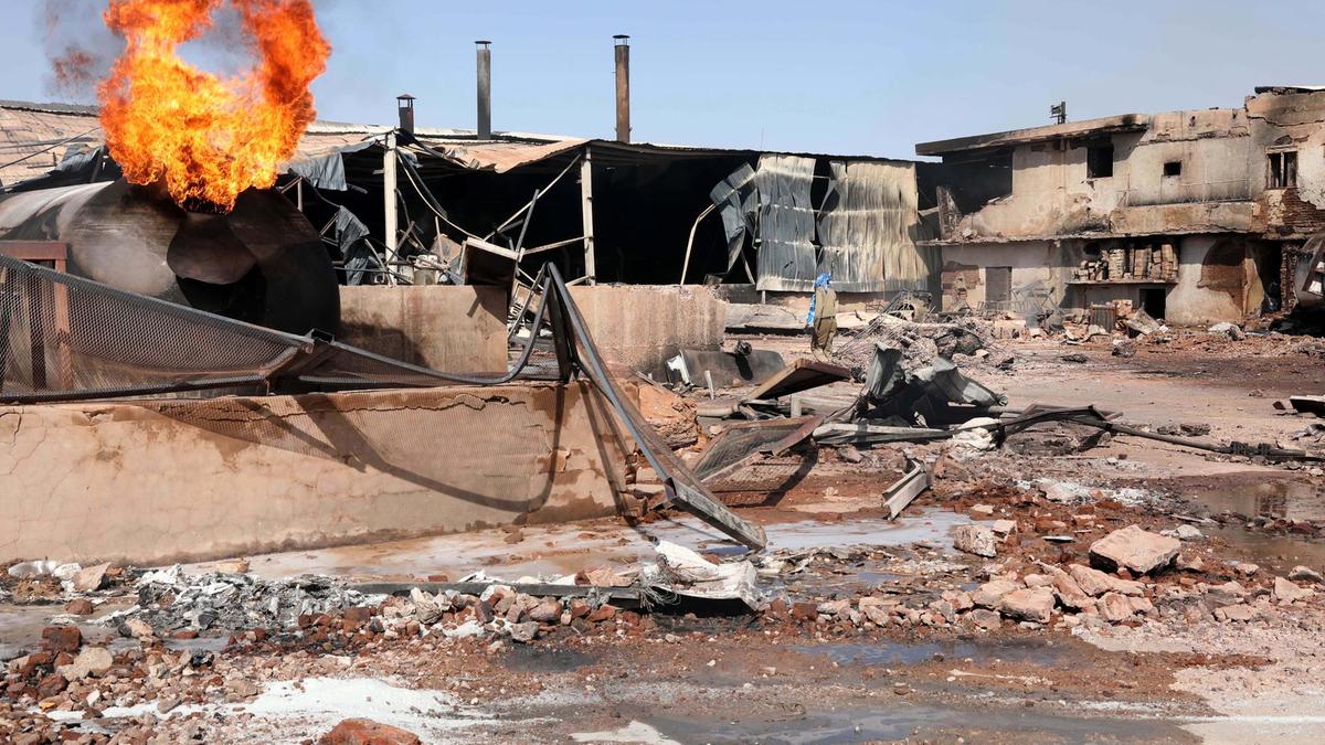 Sudan factory fire