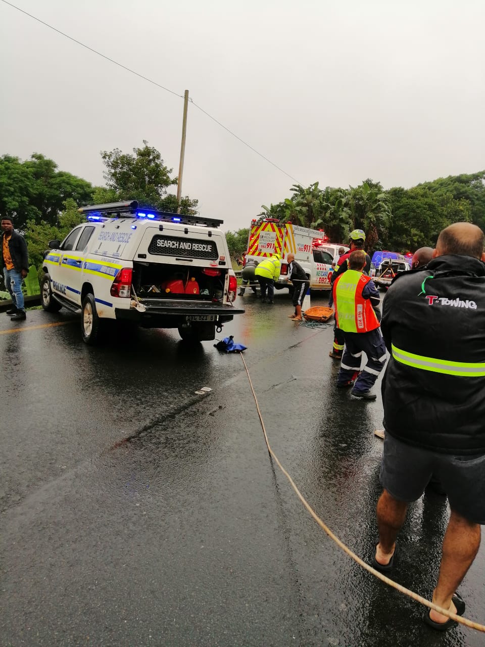 Multiple people injured in Durban taxi rollover