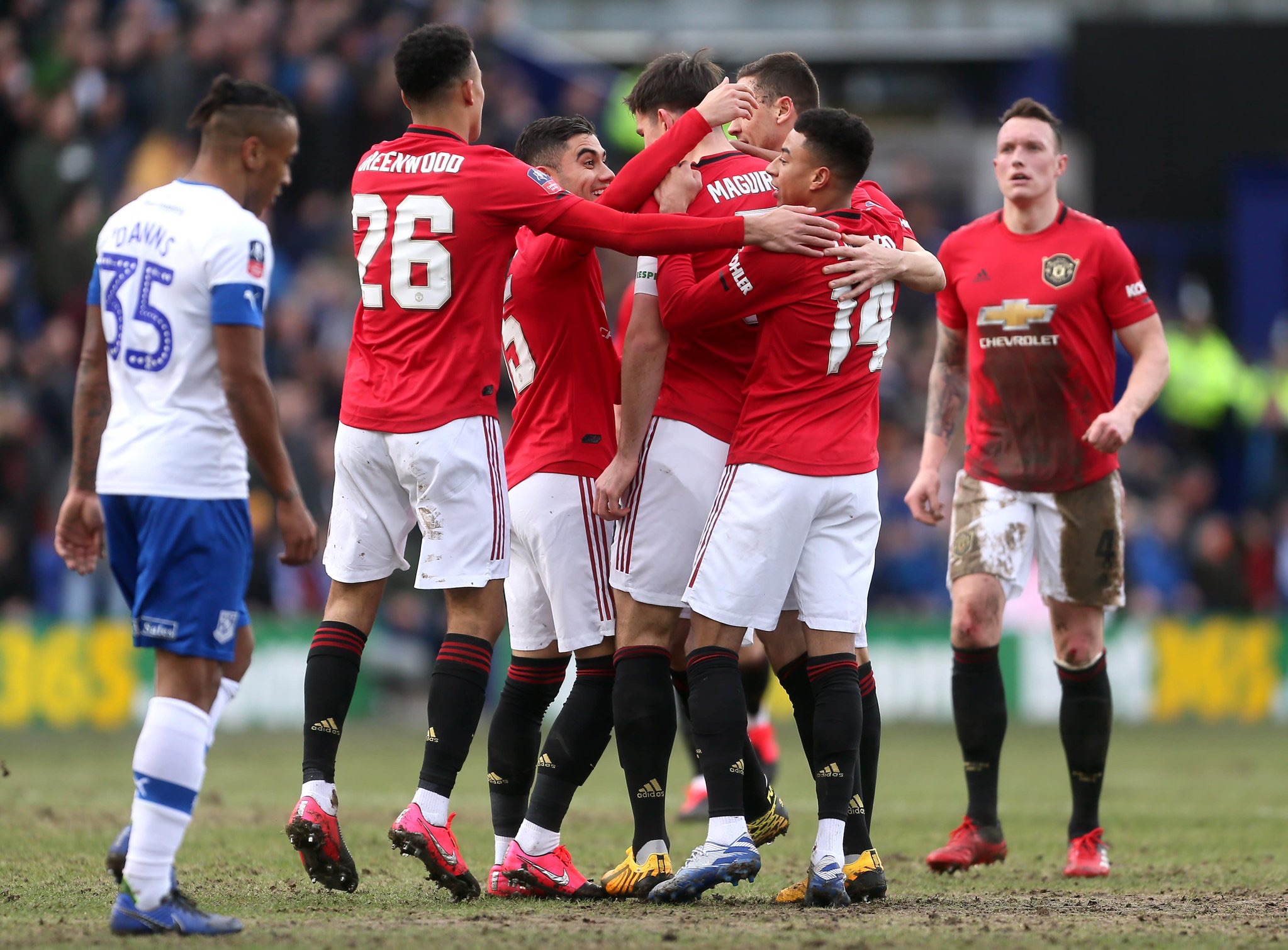 Tranmere Rovers 0 -6 Manchester United
