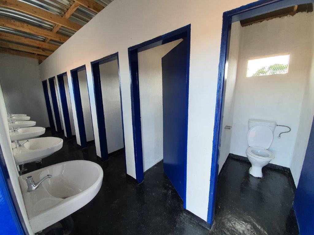 The brand new facilities at Madima Primary School, Saulspoort
