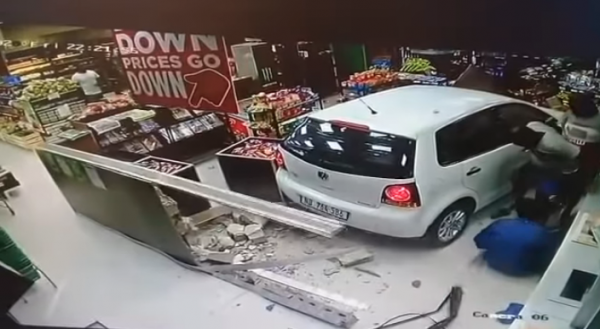 Polo driver smashes into KZN Caltex FreshStop