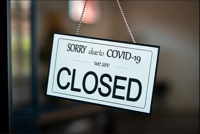 closed due to coronavirus