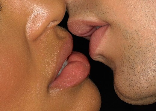 tongue kissing