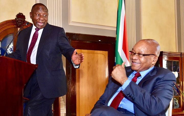 Jacob Zuma and Ramaphosa