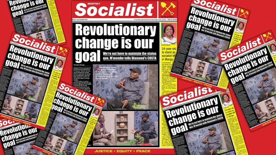 The Socialist Party in Zambia has launched monthly newsletter