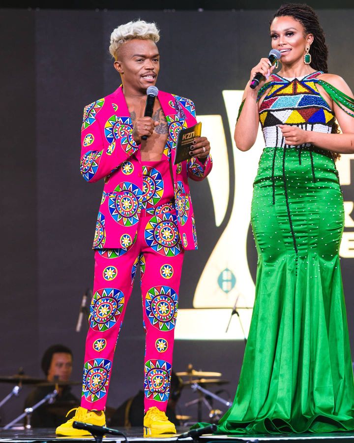 Somizi Mhlongo and Pearl Thusi