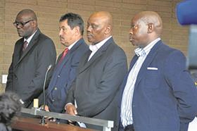 Mzondase William Mpembe, Gideon van Zyl, Dingaan Madoda and Oupa Pule