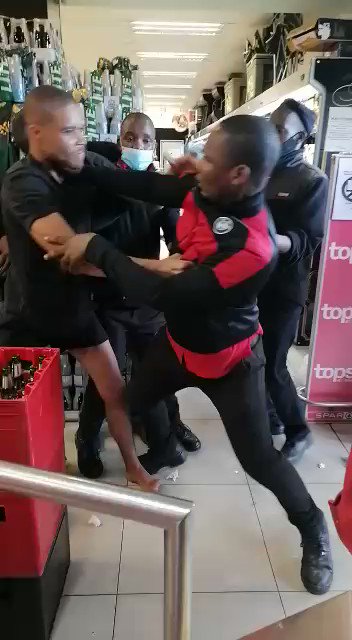 2 men heavily beat each other in a fight over alcohol at Tops