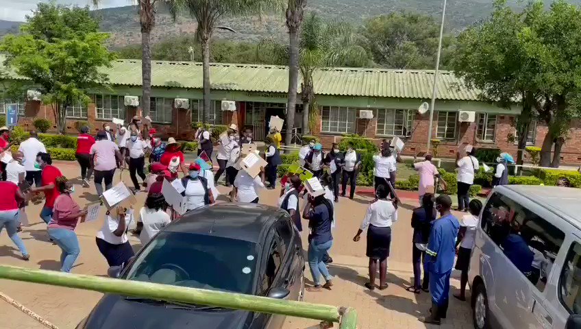 Limpopo healthcare workers protest over 25% salary cut