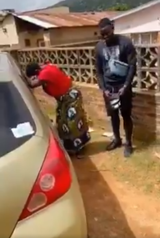 Soccer star leaves his mother in tears after blessing her with a Car