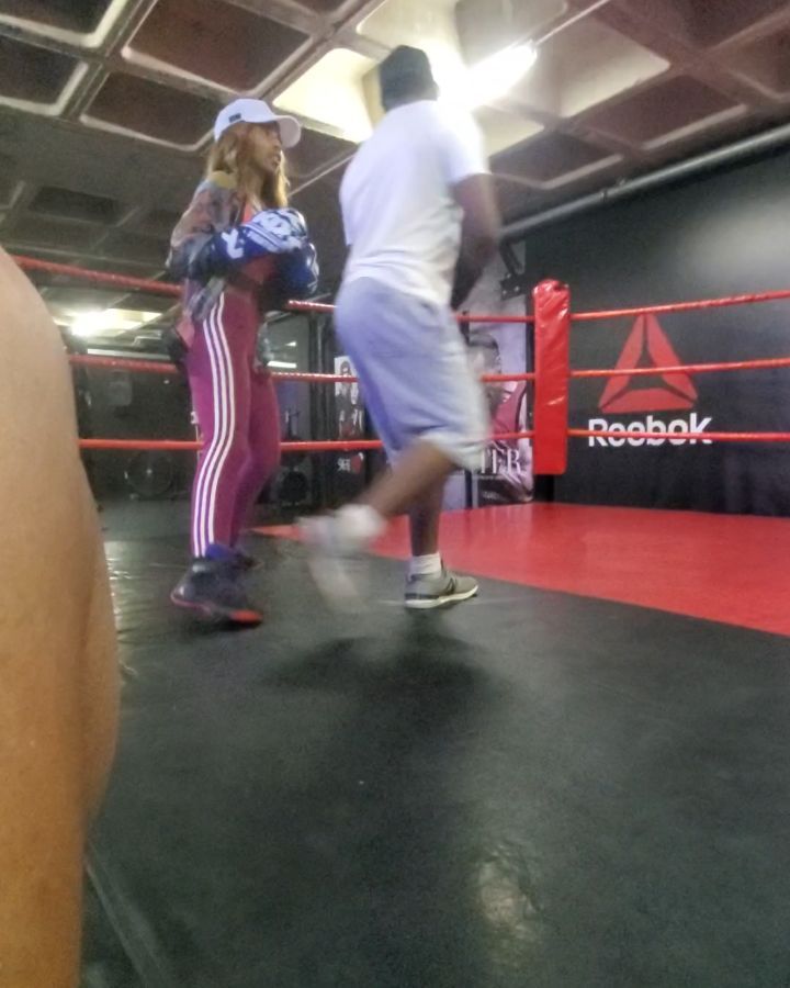 Somizi takes daughter, Bahumi to the boxing ring