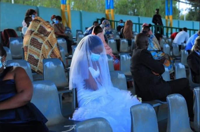 Drama as newly married couple forced to stay at stadium for the whole night for breaking lockdown rules