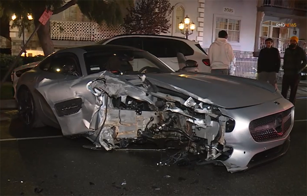 It ends in tears as kid crashes R2.8 million Mercedes-Benz AMG-GT