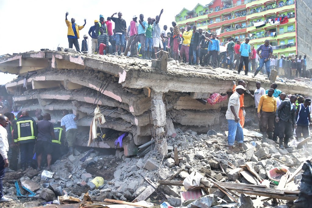 Several people trapped after Nairobi bridge collapse