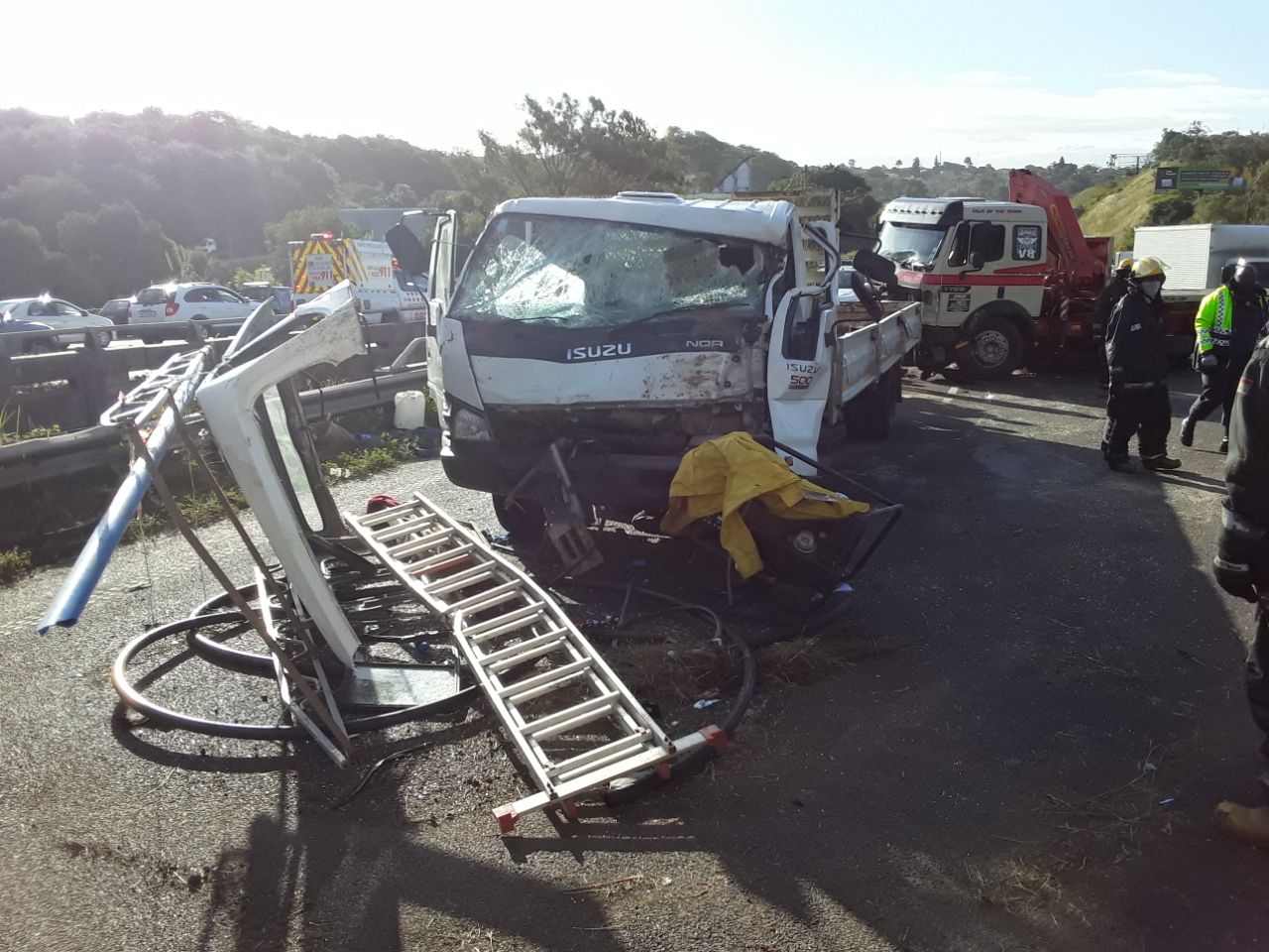 Two dead, three injured in N2 collision