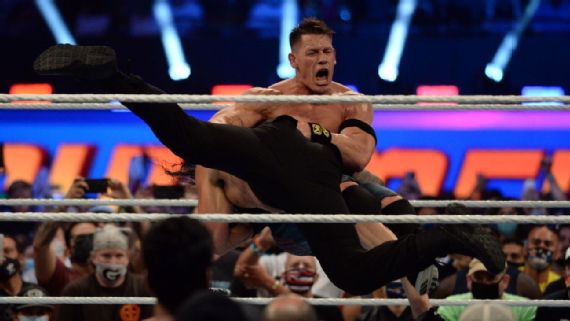 Roman Reigns defeats John Cena