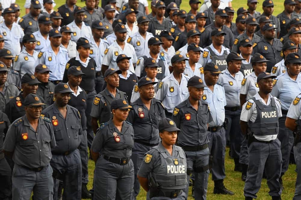 police officers in South Africa