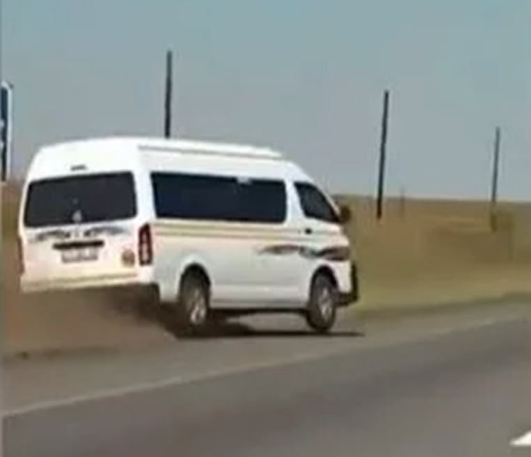 Taxi driver causes horror accident