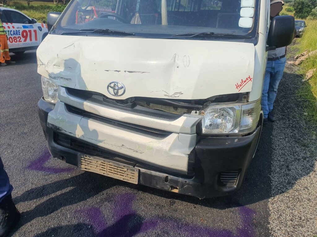 Two injured in taxi vs car collision