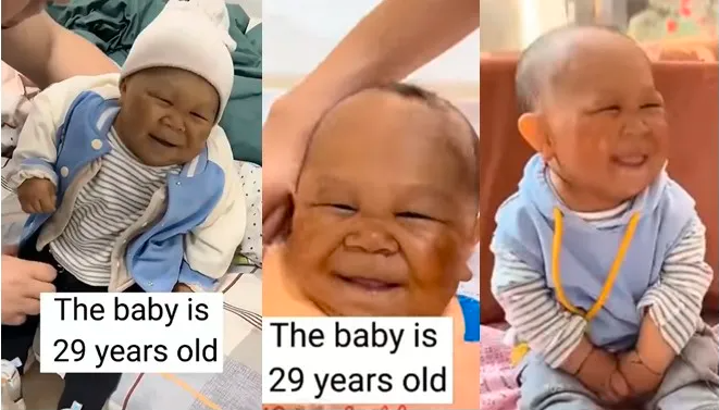 VIDEO of 29-year-old man who is still a baby as he can’t grow due to a rare medical condition emerges