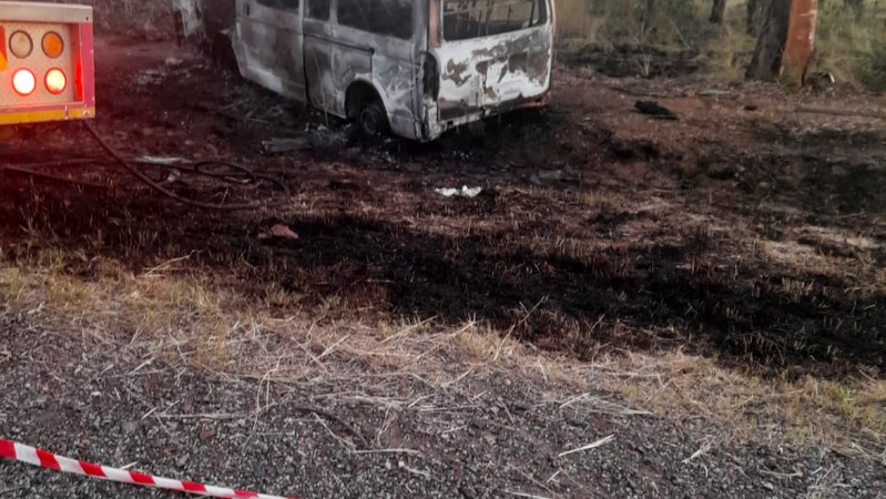 One passenger burns to death whilst 14 injured in North West taxi crash