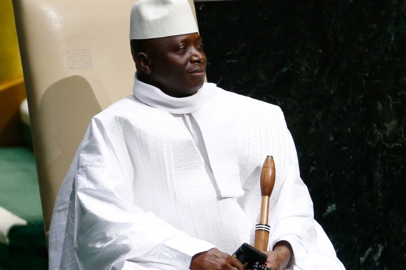 Former Republic of Gambia President Yahya Jammeh.