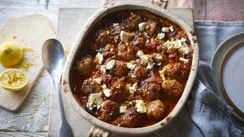 Chorizo and meatball stew