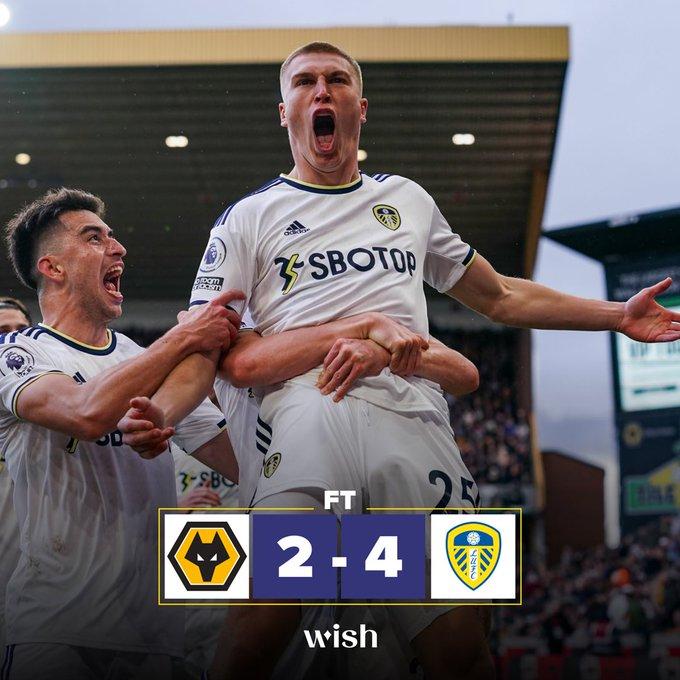 Wolverhampton Wanderers 2 - 4 Leeds United