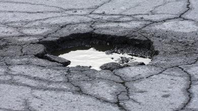 potholes in Johannesburg