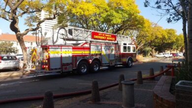 Standby generator explodes & catches fire at the University of Pretoria