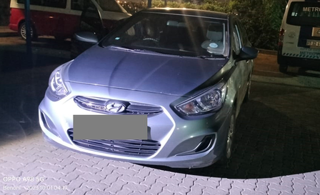 Man driving hijacked Hyundai in Gauteng tells police he was only taking the car to go shopping