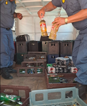 Police seize R20 000 worth of alcohol being sold in a tuck shop