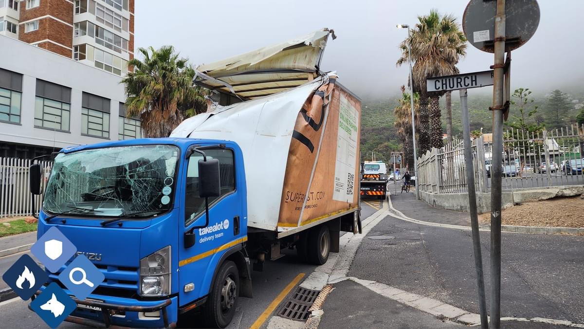 Hijacker arrested after truck collides with railway bridge in Cape Town